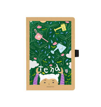 Tend Flowers & Watering Cans Eco-Friendly Journal (Kraft)