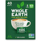 Whole Earth Stevia & Monk Fruit Packets 40Ct