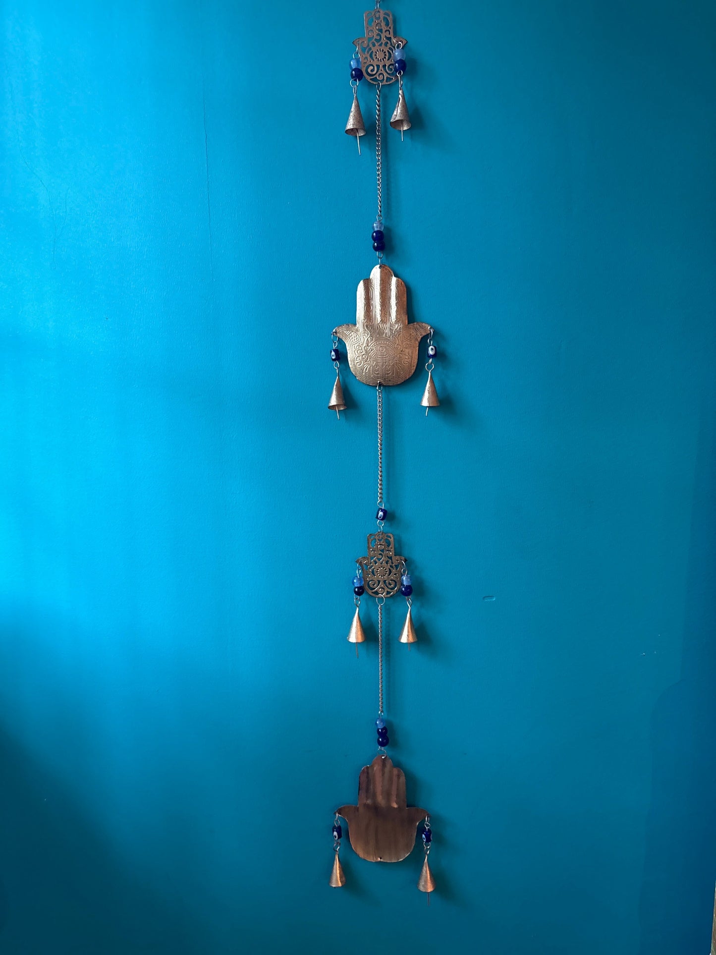 Hanging Bells Fatima Hands