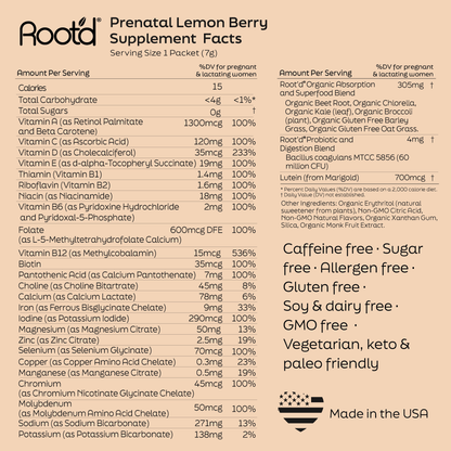 Essential Prenatal Nutrition + Electrolytes