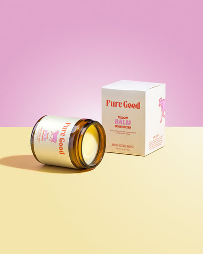 Fresh Citrus Burst Tallow Balm - Hydration and Vitamin C